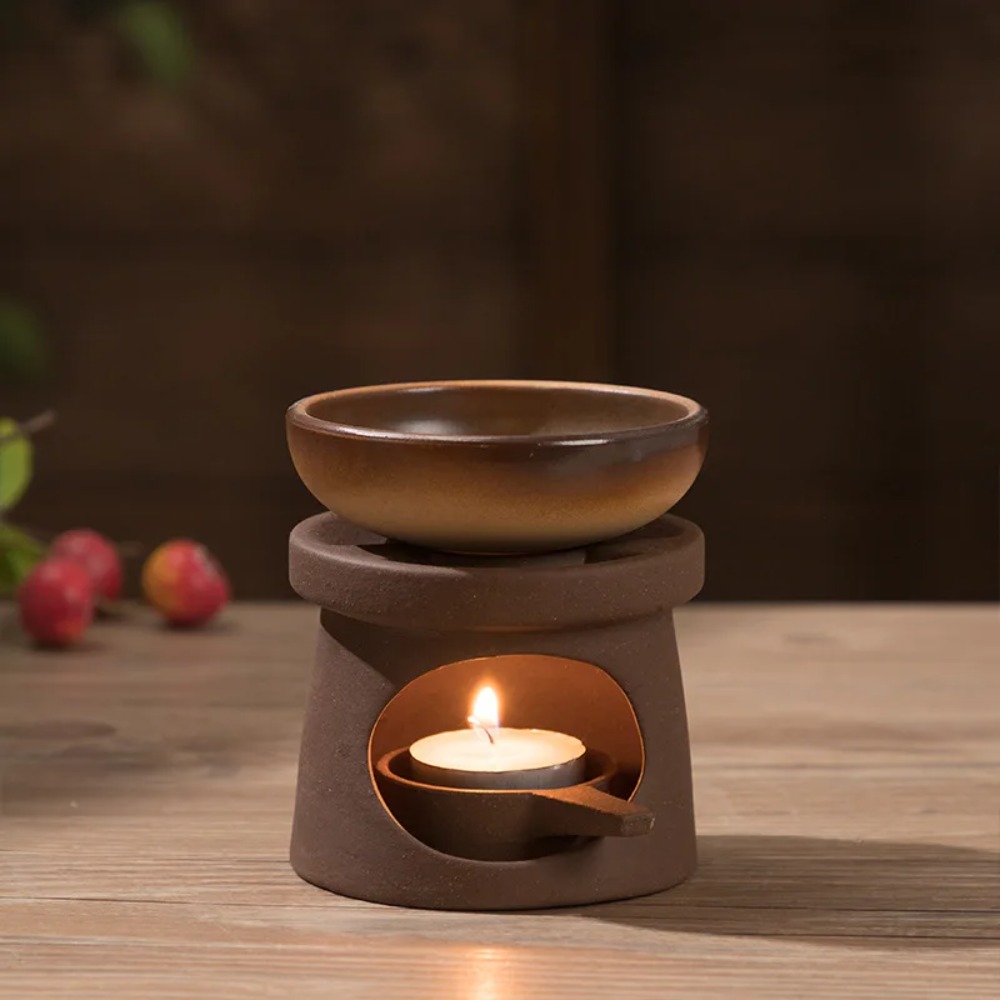 Reed Diffuser Set - 3 in 1 Coarse Pottery Candle