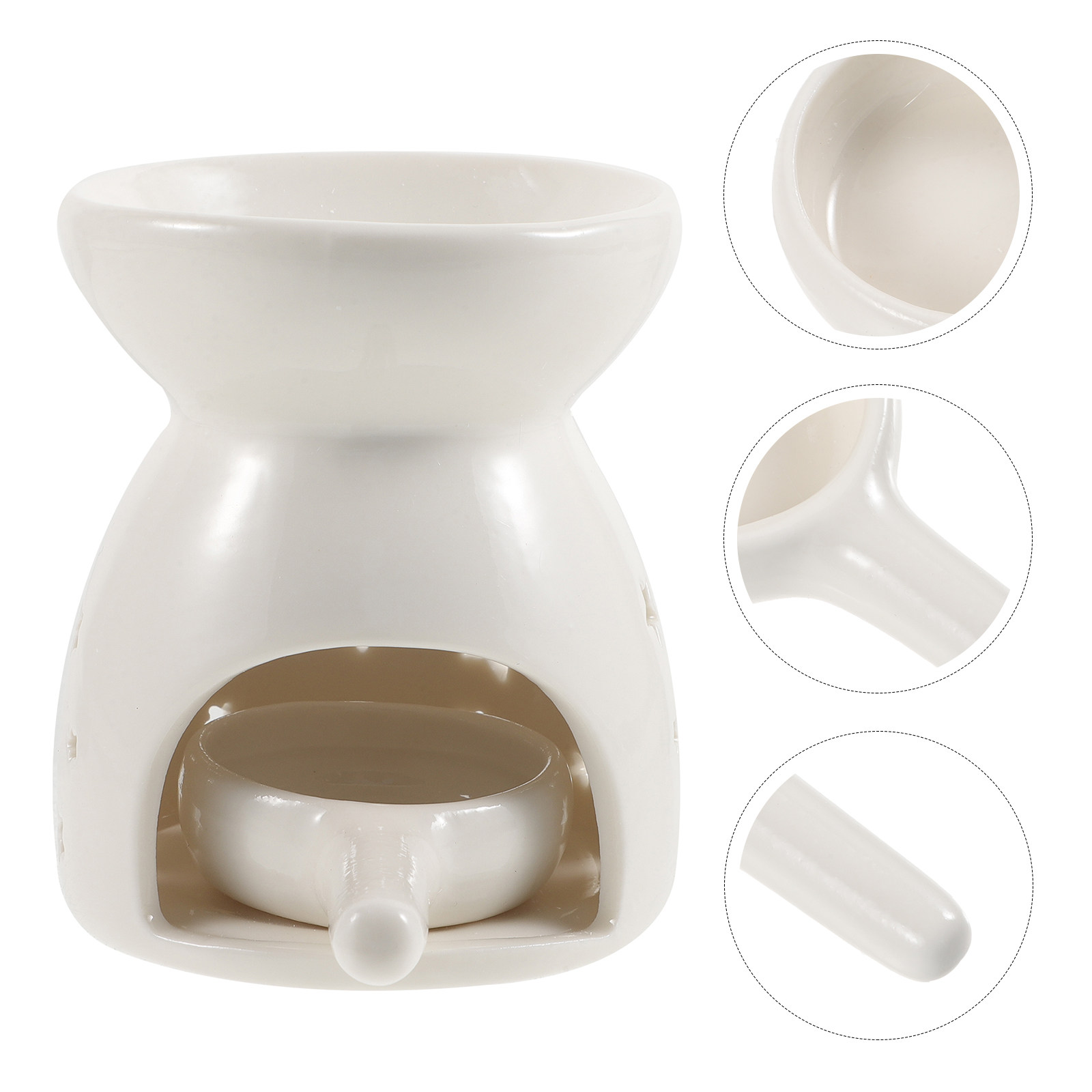 Home Fragrance Oils For Oil Burners - 1Set Ceramic Tealight Holder Essential Oil