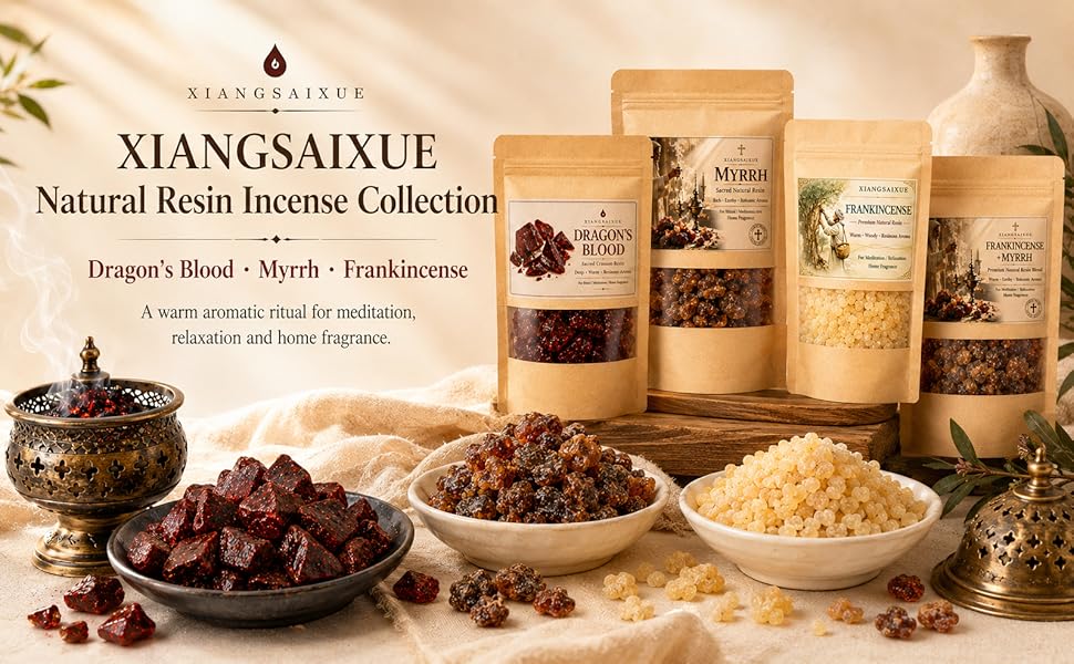 Home Fragrance Types - Natural Resin Incense Multi Types Frankincense