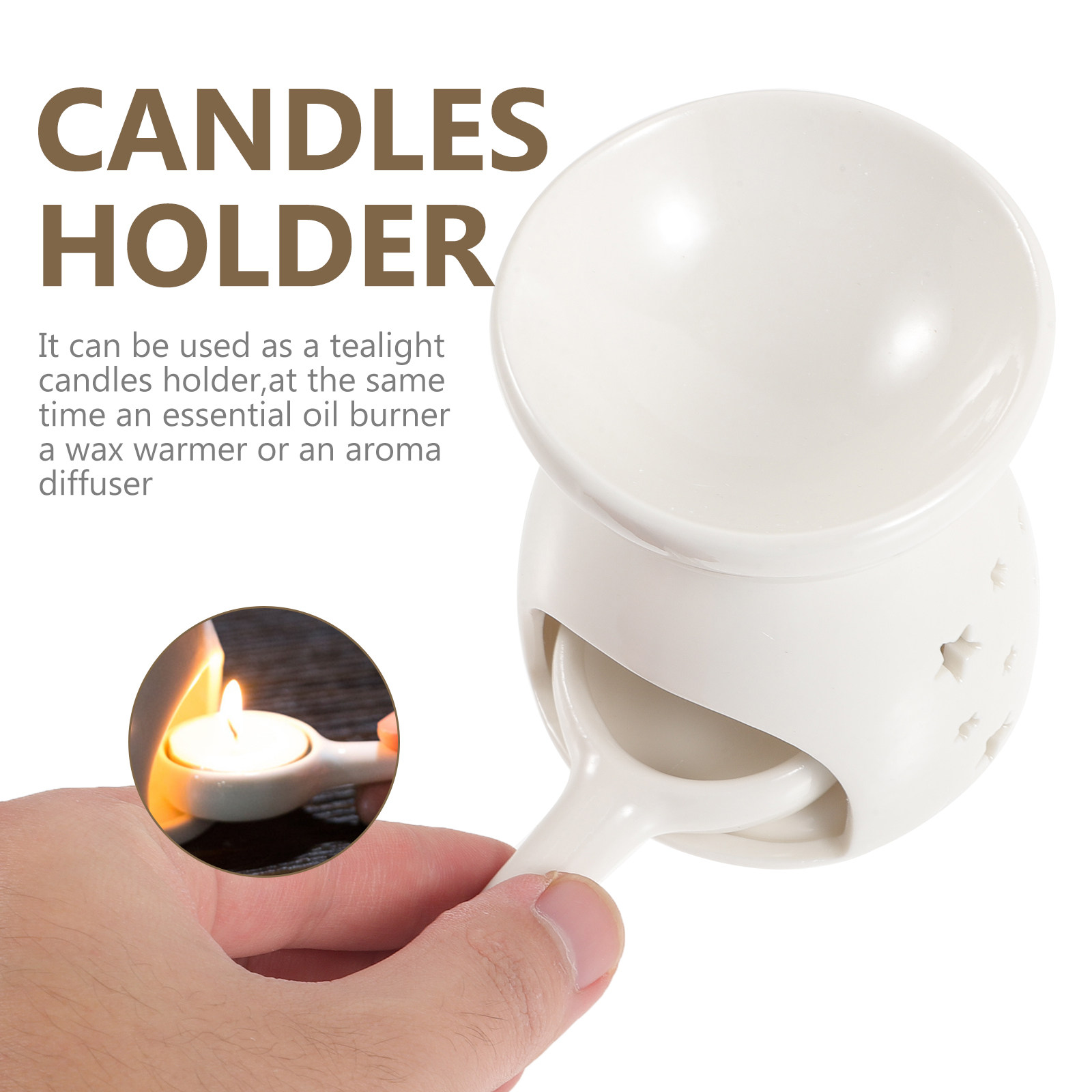 1Set Ceramic Tealight Holder E - Home Fragrance Oils For Oil Burners review and price