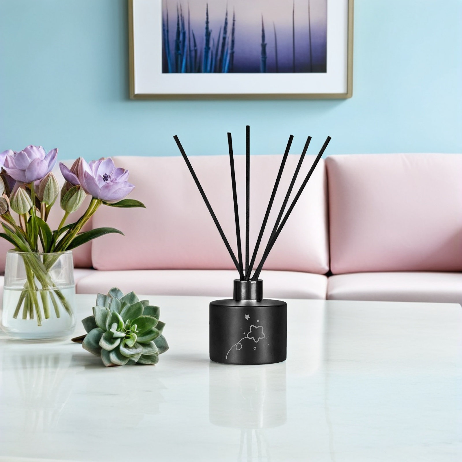 200Pcs Black Fiber Diffuser Re - Reed Diffuser Set review and price