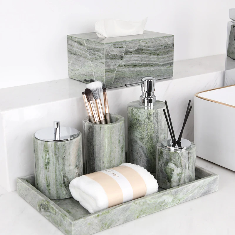 Emerald Green Natural Marble B - Reed Diffuser Set review and price