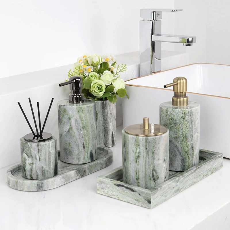Emerald Green Natural Marble B - Reed Diffuser Set review and price