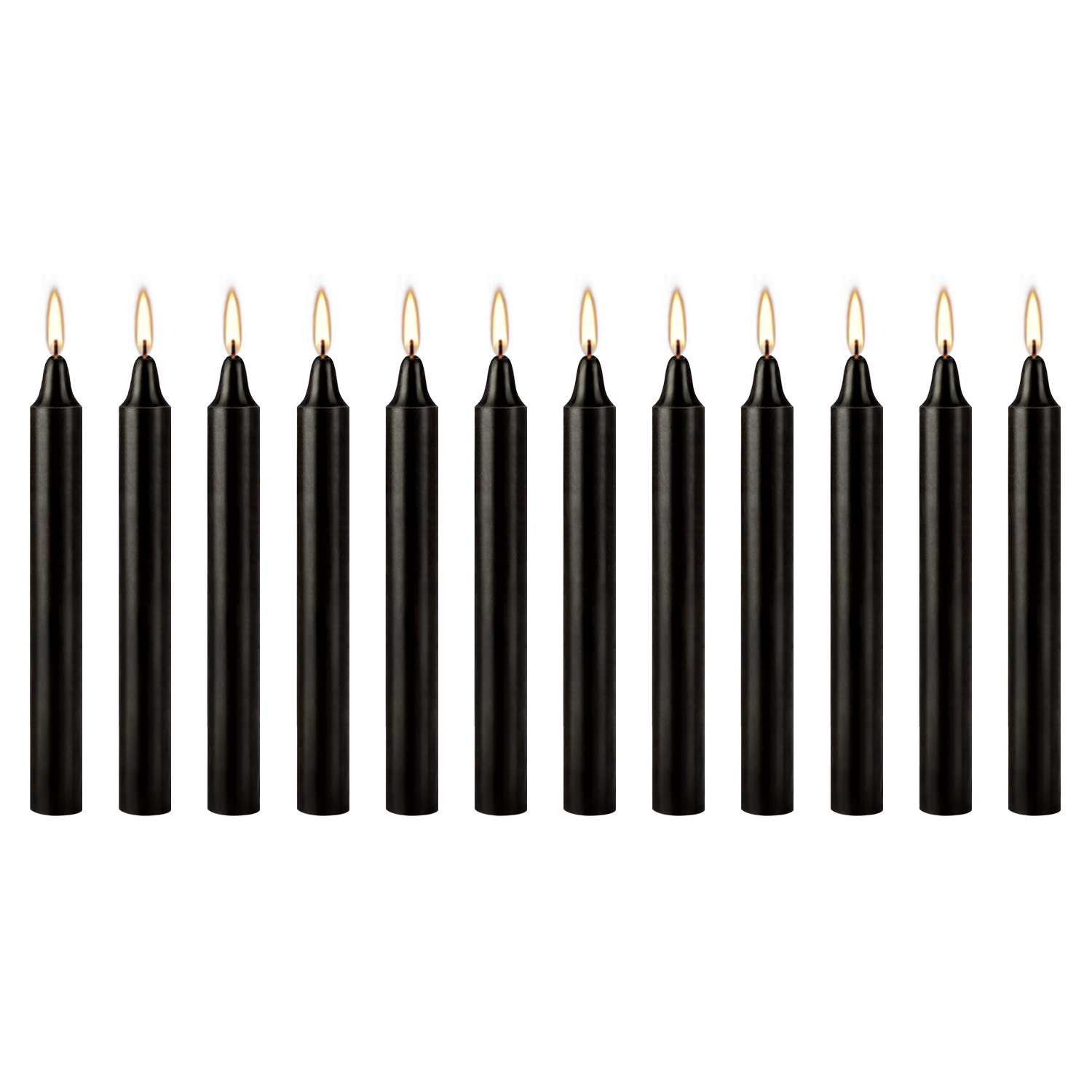 12 Pcs 3.9*0.4in, Black Small  - Home Fragrance Wax Melts review and price
