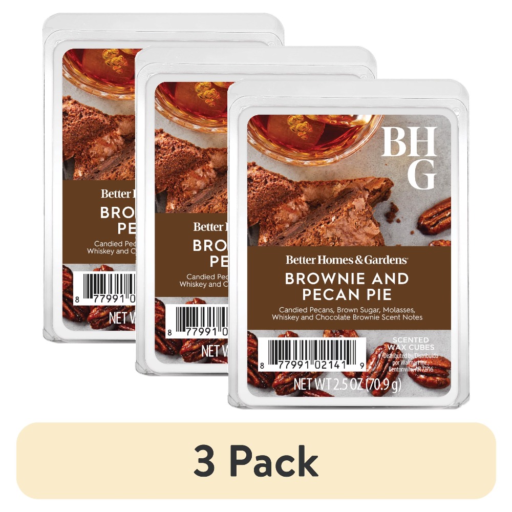 3 Pack Brownie Pecan Pie Scent - Home Fragrance Wax Melts review and price