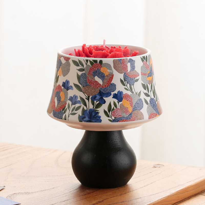Iris Goblet Wooden Bottom Cand - Home Fragrance Iris review and price