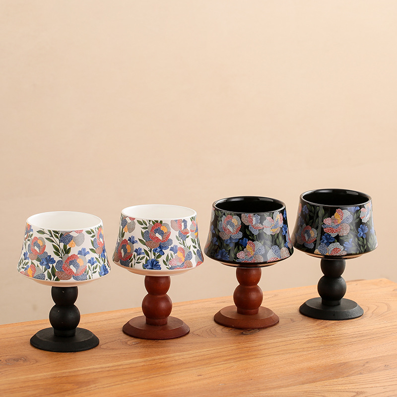 Iris Goblet Wooden Bottom Cand - Home Fragrance Iris review and price