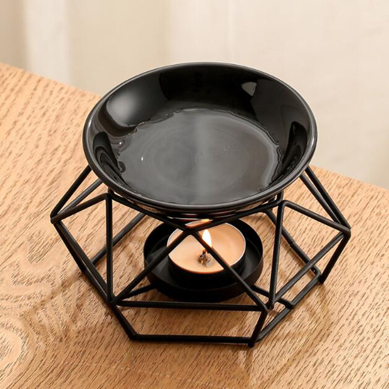 Ceramic Bowl Iron Rack Black C - Home Fragrance Oils For Oil Burners review and price