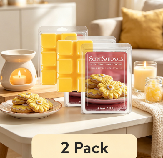 Iced Lemon Sugar Cookie Scente - Home Fragrance Wax Melts review and price