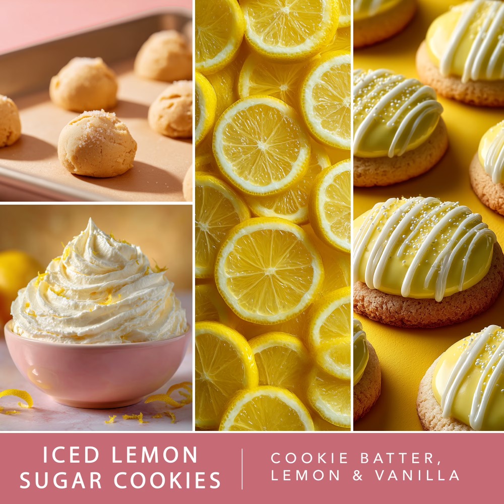 Iced Lemon Sugar Cookie Scente - Home Fragrance Wax Melts review and price
