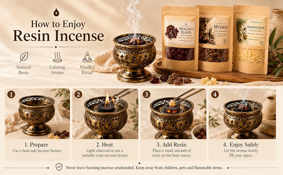Natural Resin Incense Multi Ty - Home Fragrance Types review and price