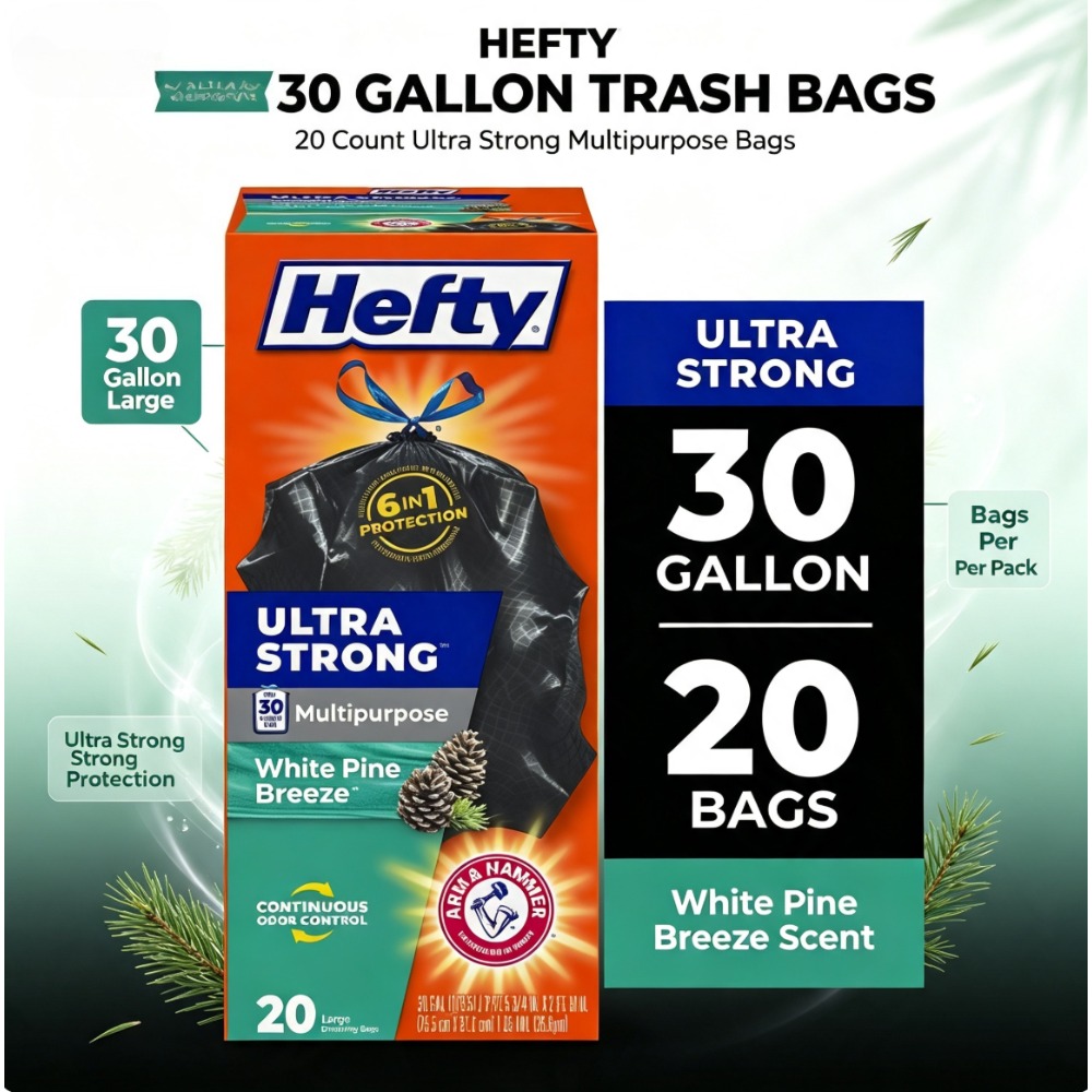 20‑Count Black 30 Gallon Large - Home Fragrance Types review and price